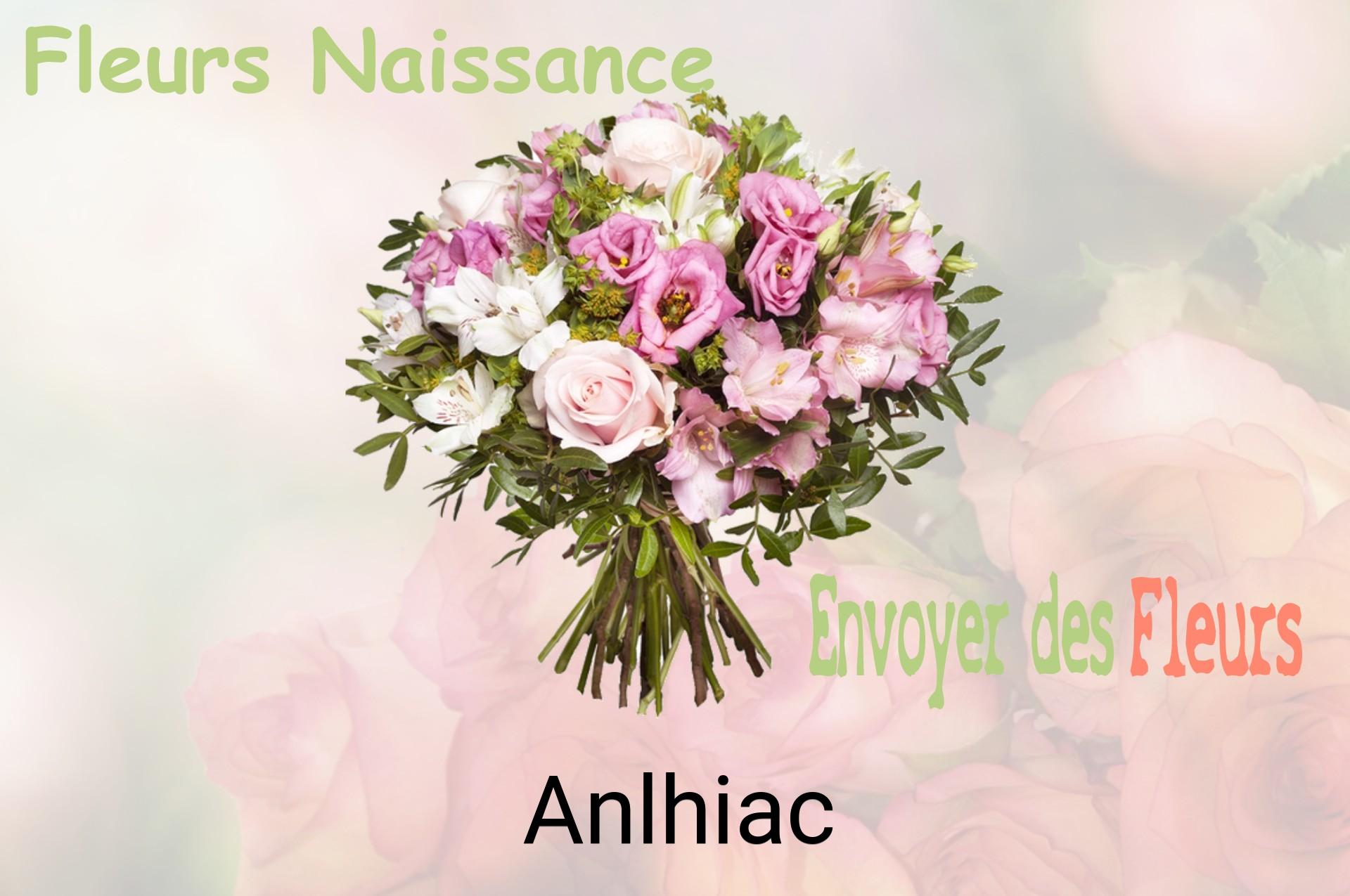Bouquet de fleurs de naissance livré à Anlhiac